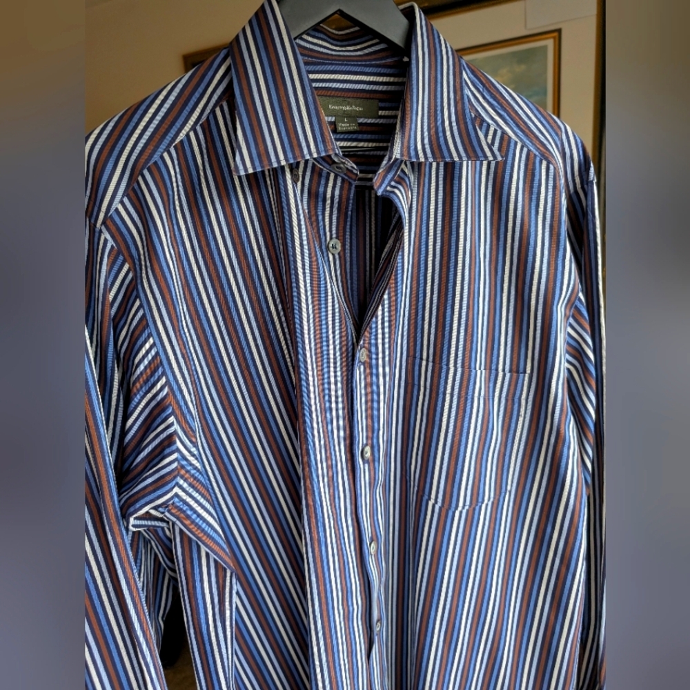 Ermenegildo Zegna Multicolor Striped Shirt